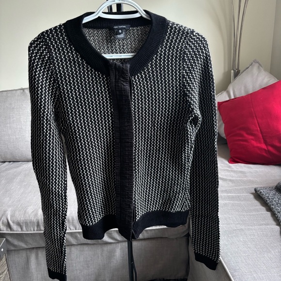 Pink Tartan Merino Wool Cardigan size XS - Picture 2 of 7